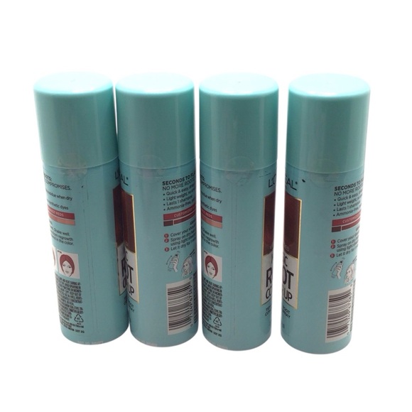 (4)- L’Oréal Magic Root Coverup Temporary Gray Concealer Spray- Bright Red 2oz - Picture 3 of 8